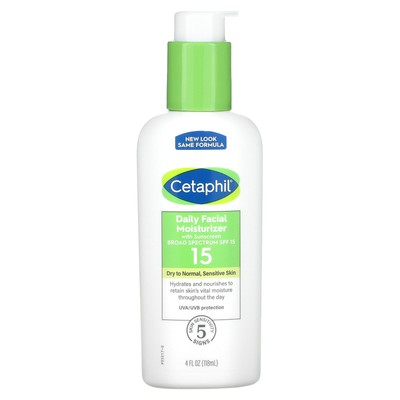 Daily Facial Moisturizer, SPF 15, 4 fl oz (118 ml)