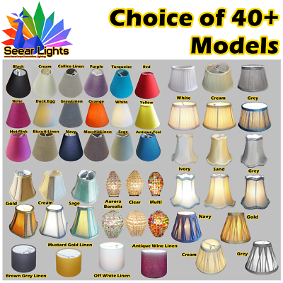 Mini shades for light fixture deals