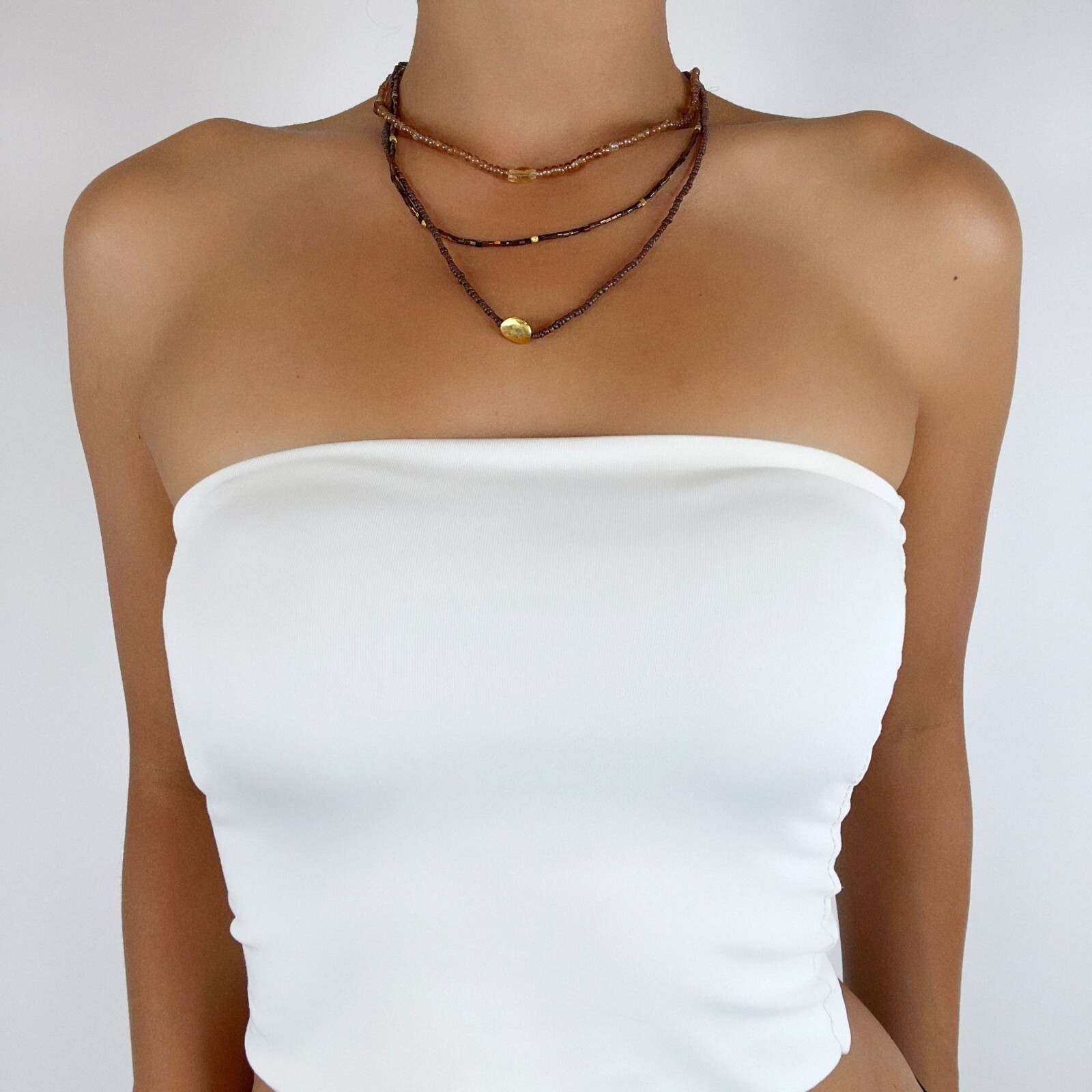 [韓国人気ジュエリー] nff antique key leather necklace Mens Women's Retro Metal Pendant Leaf Surfer Choker Necklace