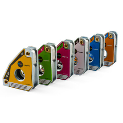 Stronghand Magnet Mini-Mag 59 x 51 x 16mm Pull Force 10KG - Pack of 6 - MS346AK