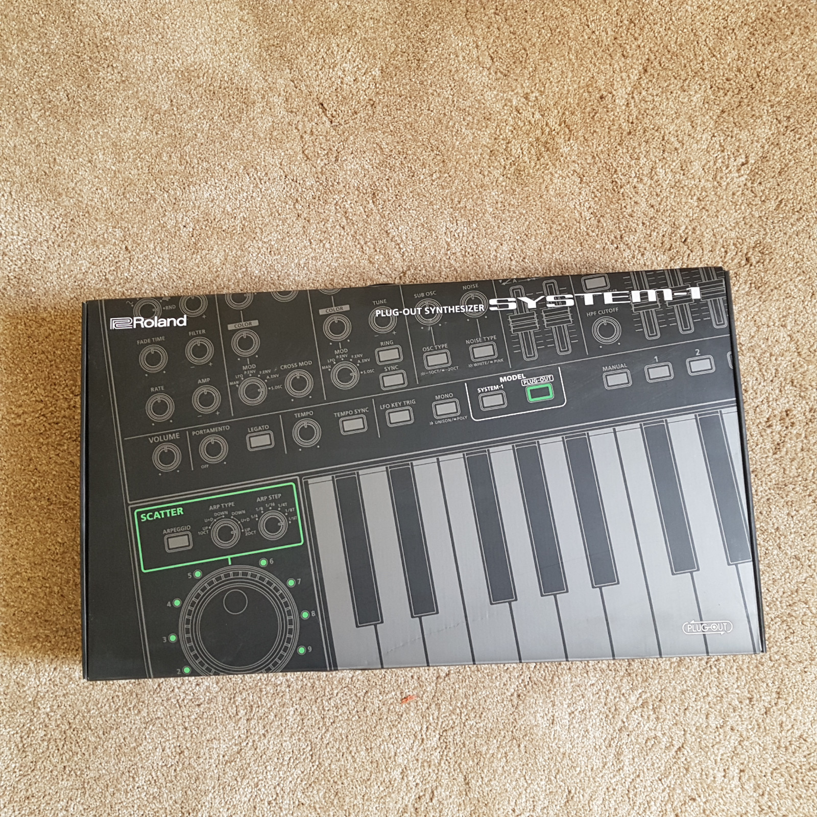 ~HARDLY USED ~ Roland System 1 Synthesizer~ NEAR MINT   SEE DESCRIPTION