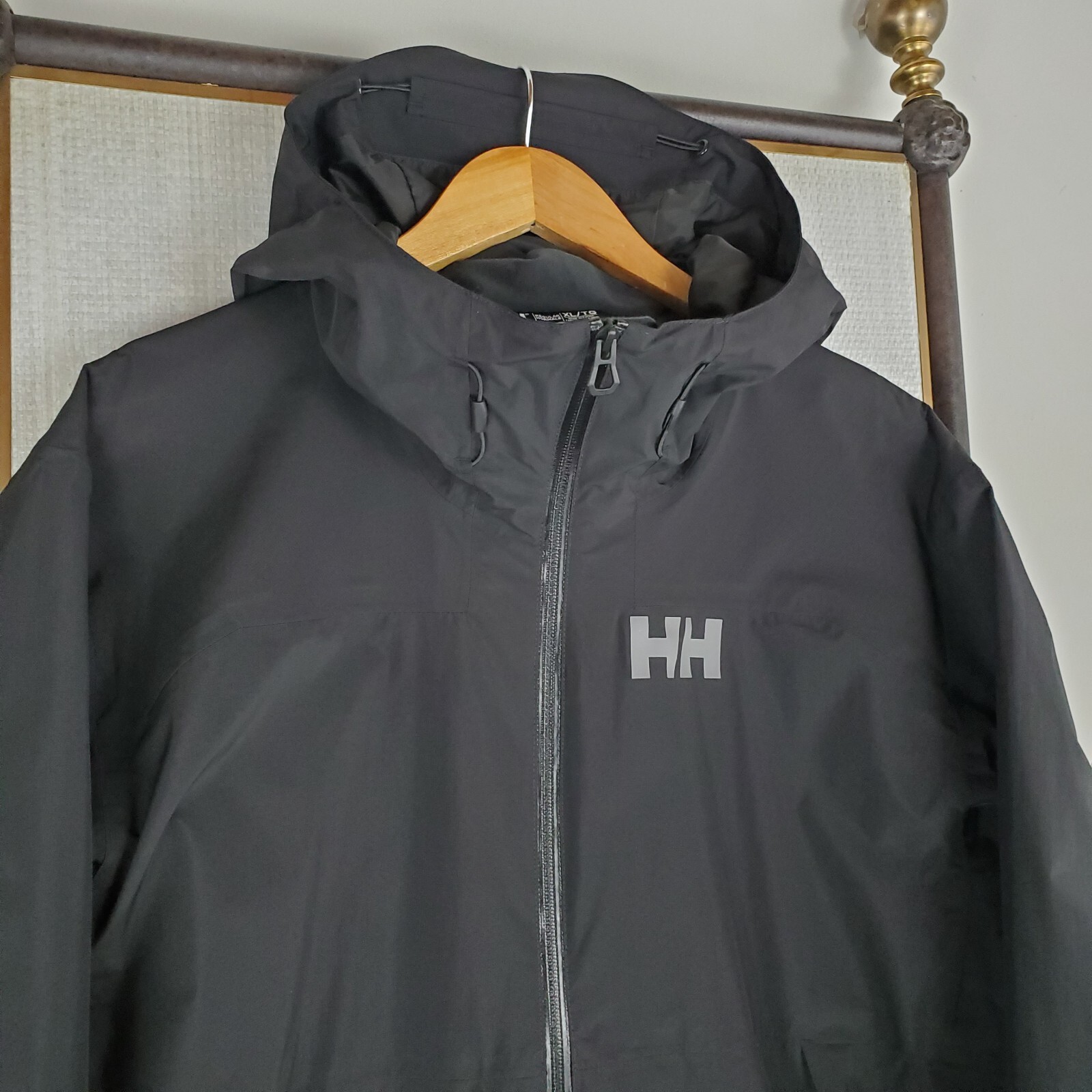 Pre-owned Helly Hansen $275 Size 2xl 10k Waterproof/windproof Ripstop 2l Shell Jacket In Black