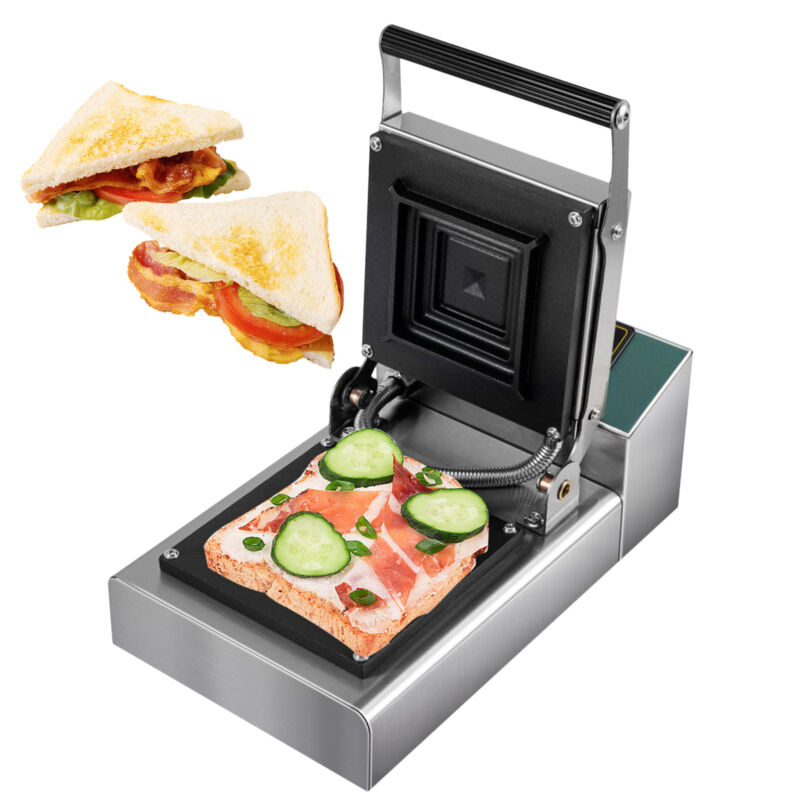 Commercial Panini Grill Electric Sandwich Panini Maker For Hamburger Steak Bacon