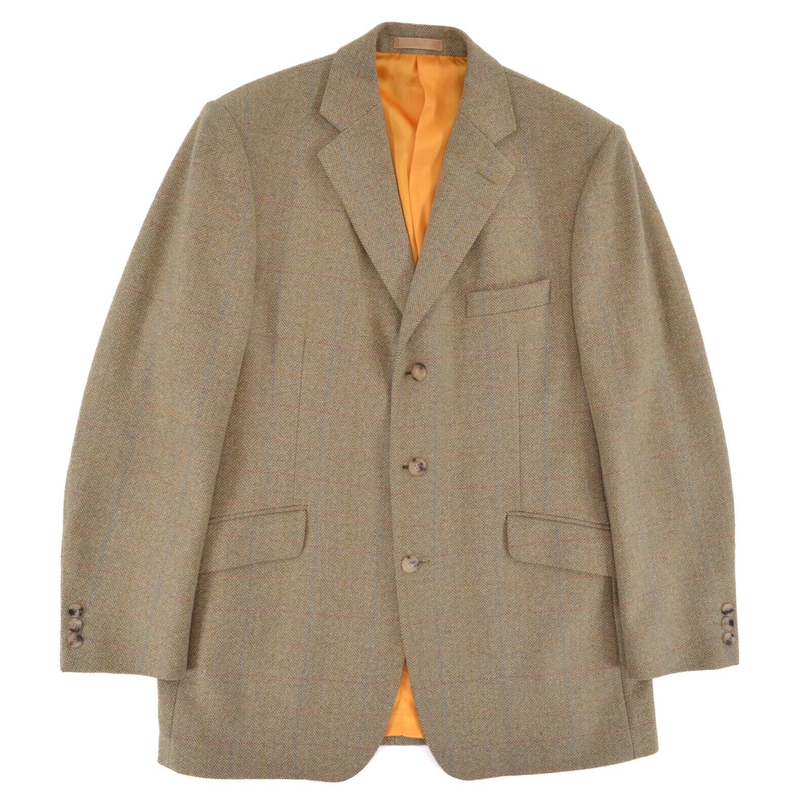 Bladen Supasax Herringbone Tweed Country Check Blazer Jacket Bladen Supasax Herringbone Tweed Country Check Blazer Jacket
