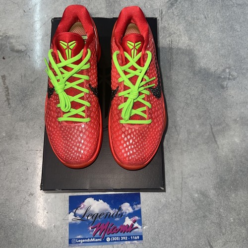 シューズ(男性用) kobe 6 protro reverse grinch 29cm Nike Zoom Kobe 6 Protro Low Reverse Grinch Kobe Bryant
