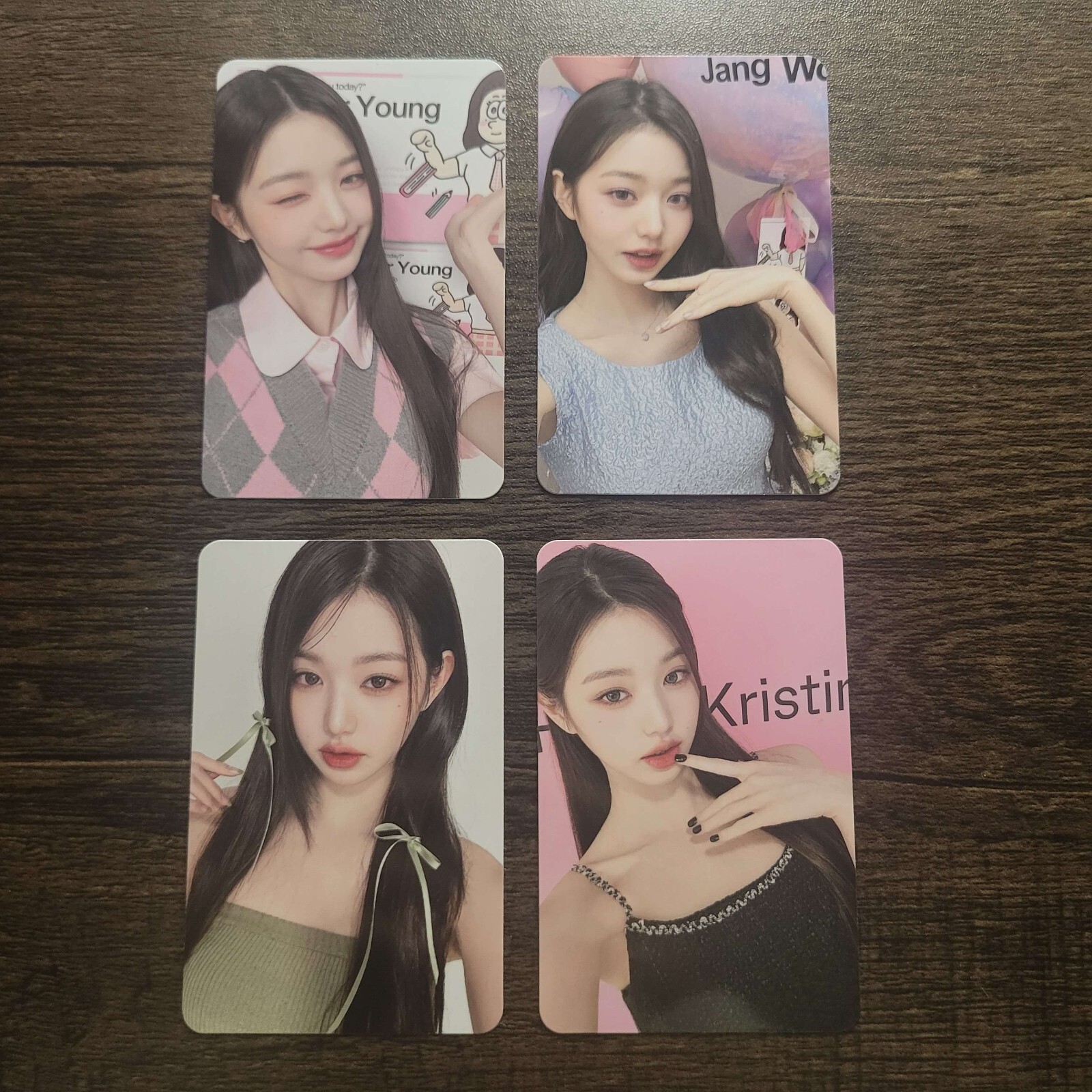 IVE WONYONG Hapa Kristin* 限定 トレカ 4枚 セット IVE Wonyoung × Hapa Kristin - Version 4 Photocard (Photo