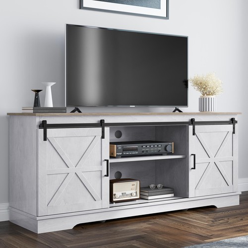 For 65 Inch Tv Entertainment Center Media Console With Storage Cabinets