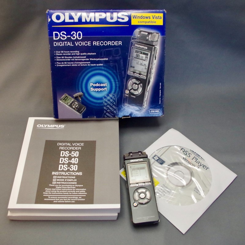 DiktiergerÃ¤T Olympus Ds-30 - Komplett In Ovp