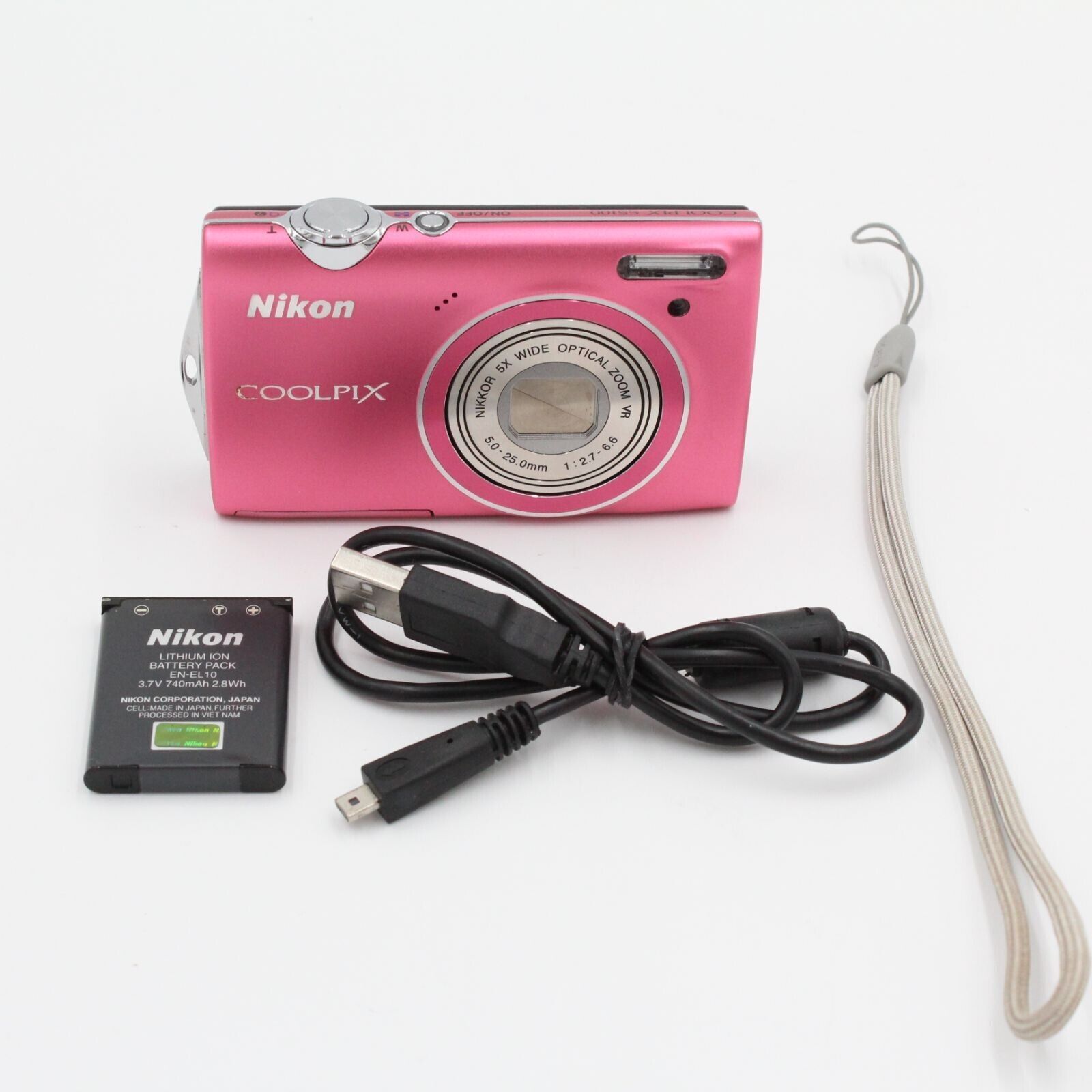 Nikon Digital Camera COOLPIX S Series S5100 Hot Pink 5x 12.2 Nikon Digital Camera COOLPIX S Series S5100 Hot Pink 5x 12.2