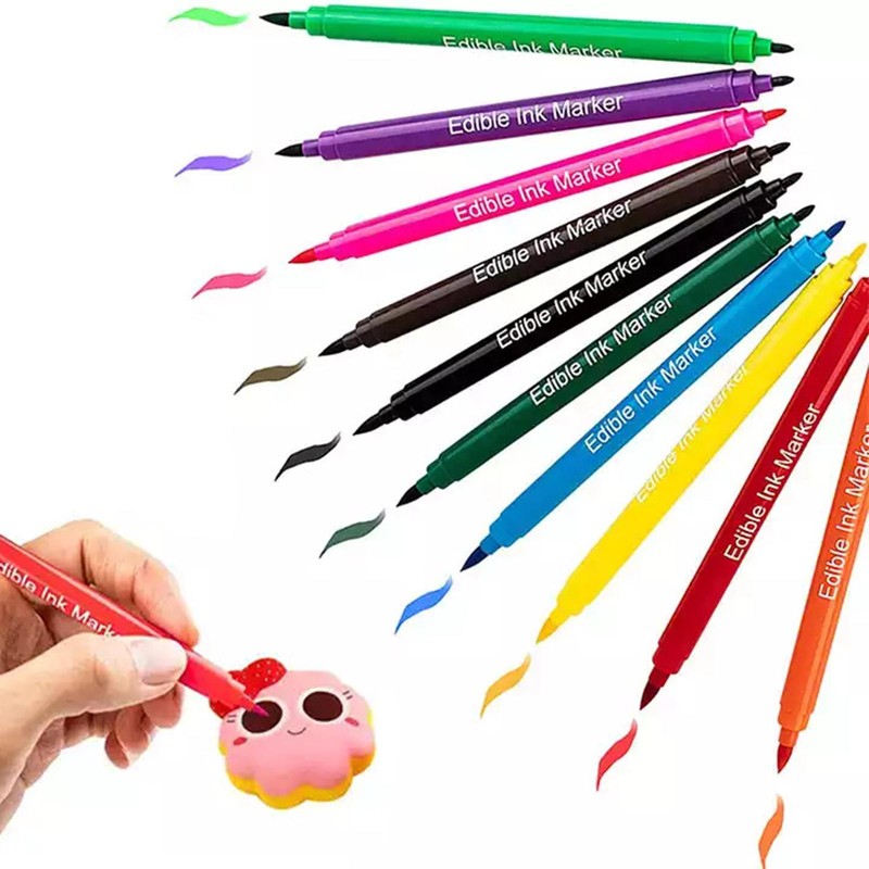 For Cookies Food Coloring Marker Pens Fine Tip Food Grade