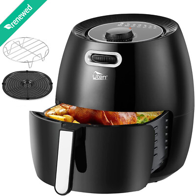 [PRELOVED] Uten 6.5L Air Fryer Oven Kitchen Cooker Oil Free Healthy Frying Chips