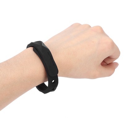 (Black)Anti Static Wrist Strap Anti Static Wristband Silicone Improve Sleep