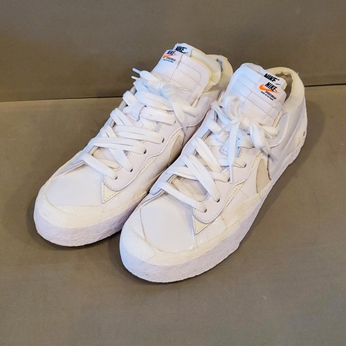 新品 NIKE sacai BLAZER LOW White DM6443 sacai Nike Blazer Low White Grey DM6443-100 Release Date