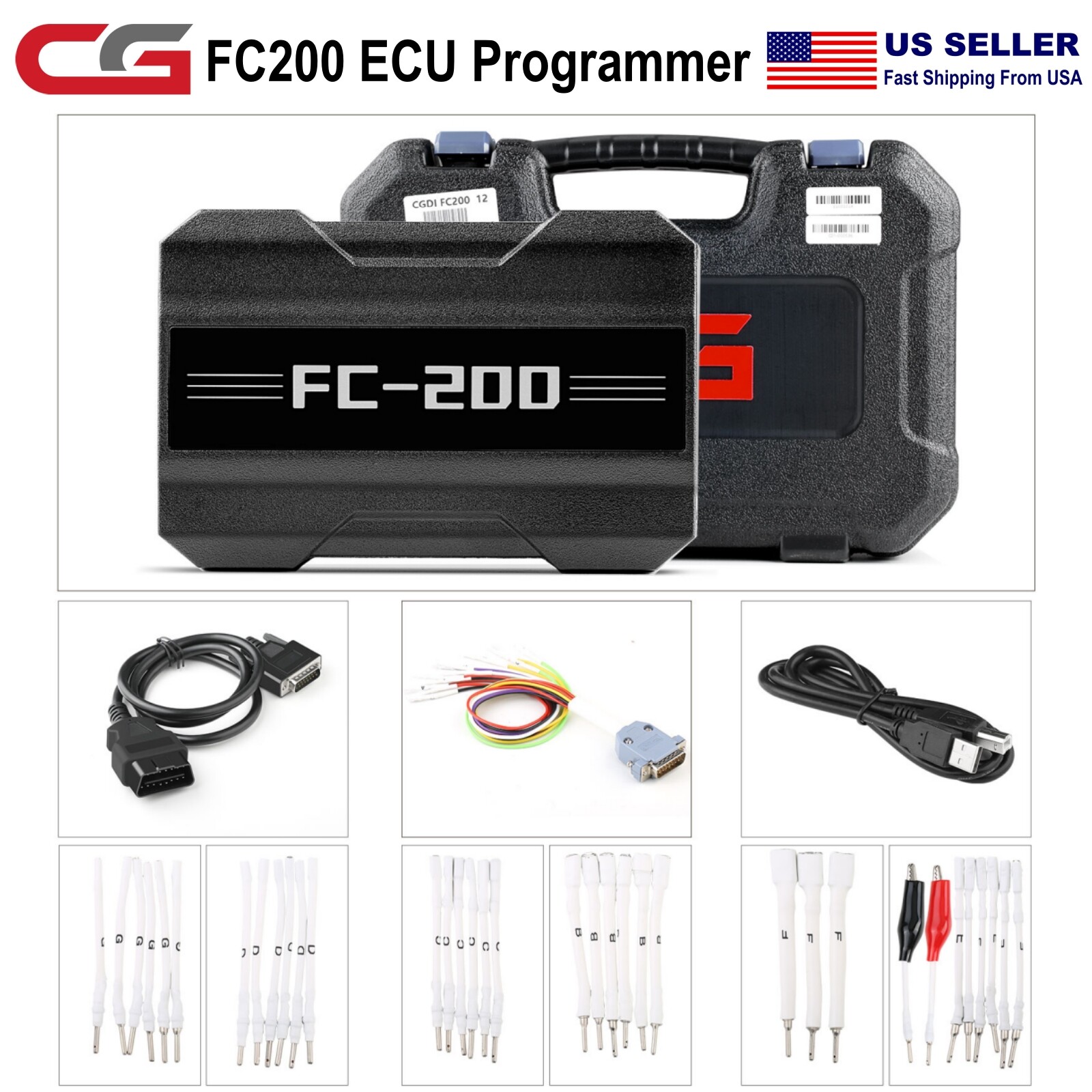 CGDI FC−200 ECU プログラマ CGDI FC 200 Programmer ISN OBD Reader For 4200+ E-C-U & EGS