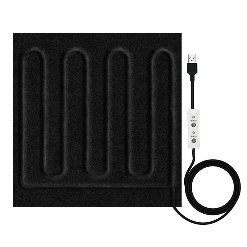 5v Usb Powered Heating Pad For Back  Adjustable 3 Mode Tempe