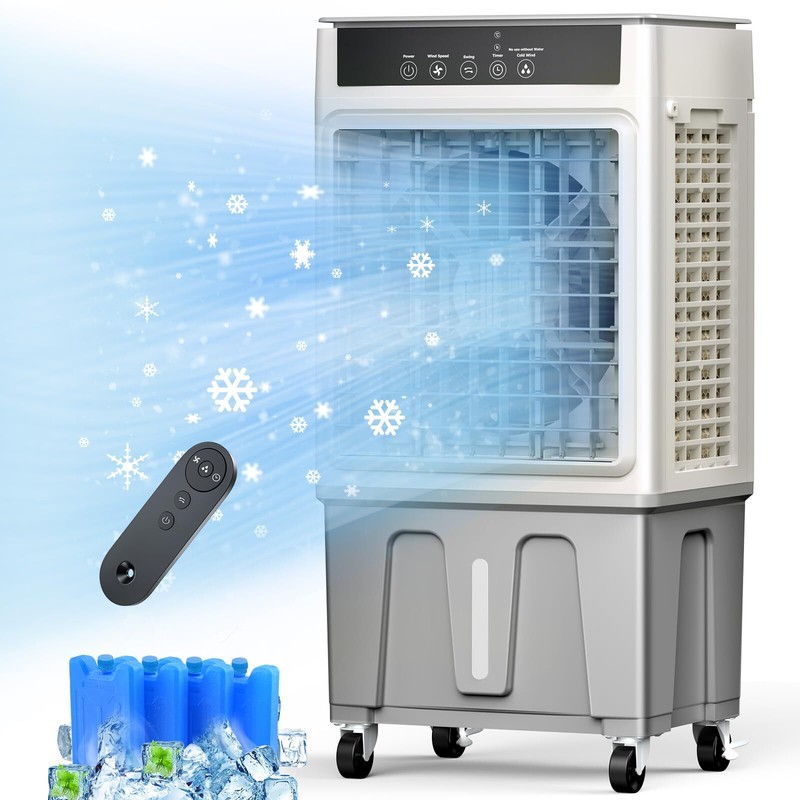 Portable Air Conditioner, 3 in 1 Evaporative Swamp Air Cooler,