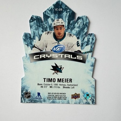 2021 Upper Deck Ice #IC-28 Timo Meier Ice Crystals
