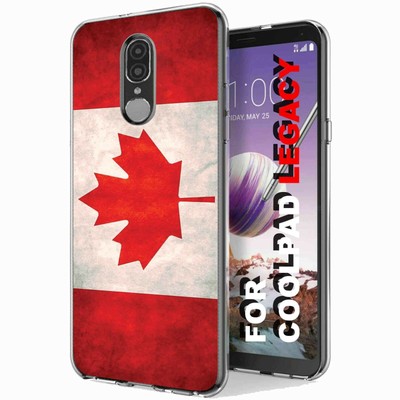 Total Guard Cover Case For Coolpad Legacy, Flag of Canada, USA Print