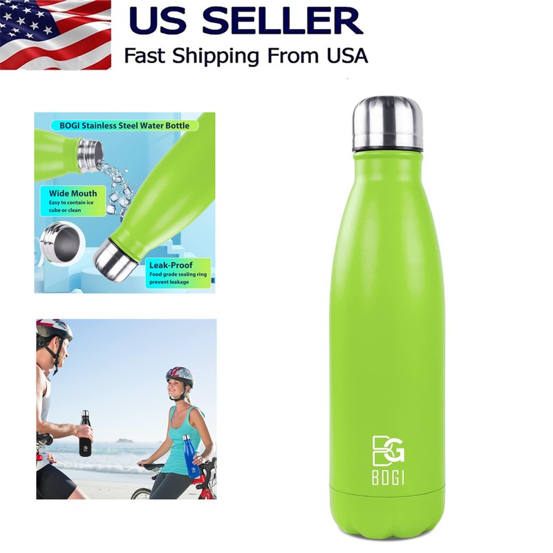 25Oz Insulated Water Bottle Double Wall Vacuum, Leak Proof M