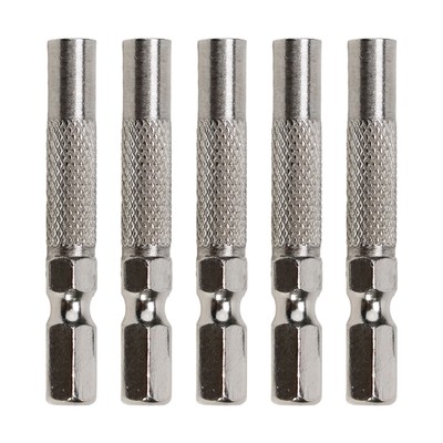 Silber 6,35 Mm 1/4  ''einfügen Bitadapter Bitadapter Einfügen Sockelhalter
