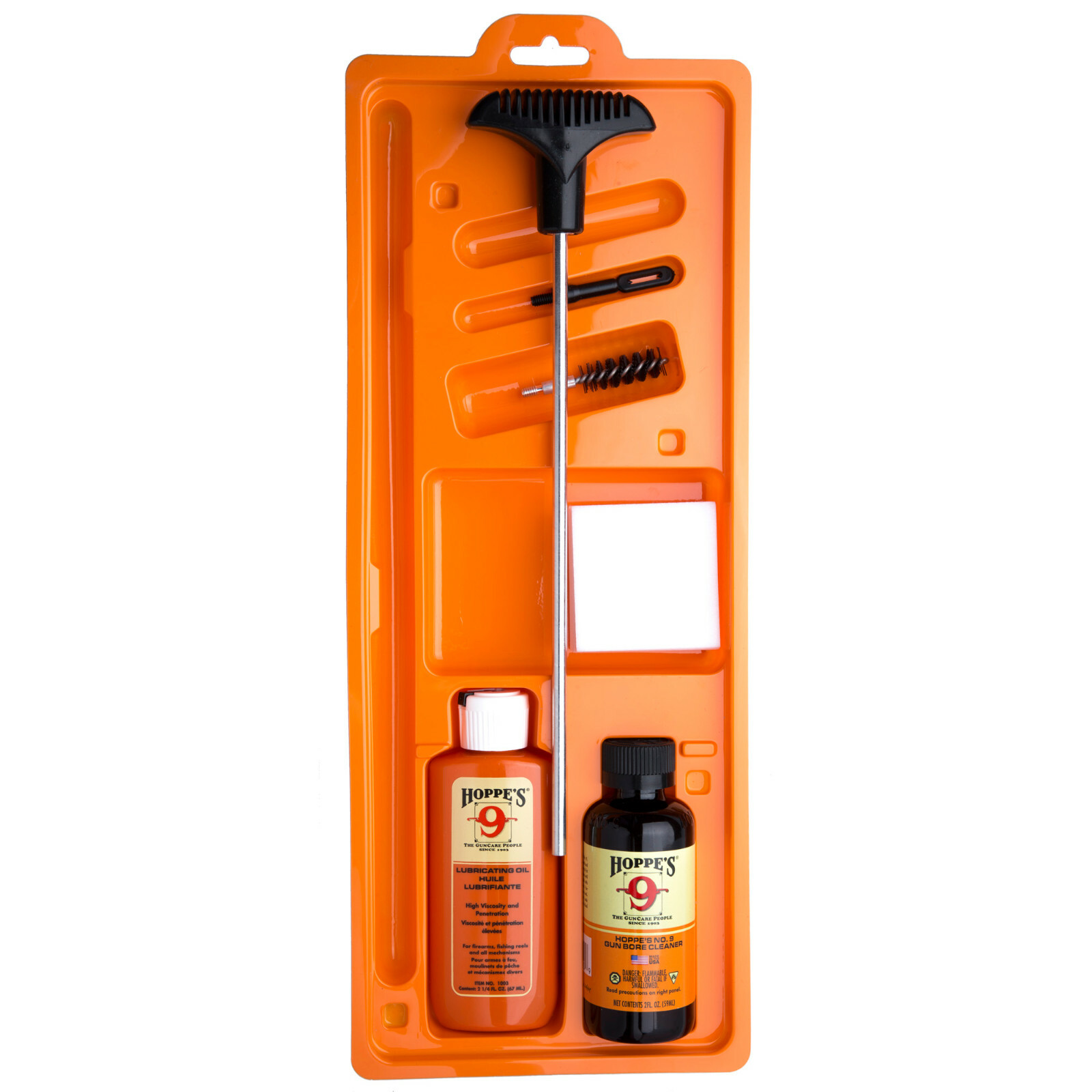 For 40 Caliber Pistol Cleaner, Rod, Lube, Brush, Patches