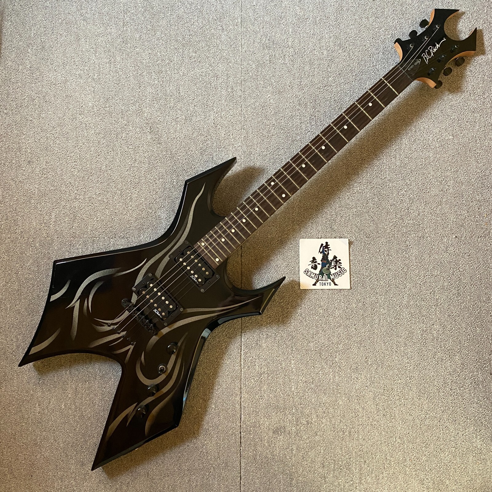 B.C. Rich Warlock Black Kerry King Model Electric Guitar