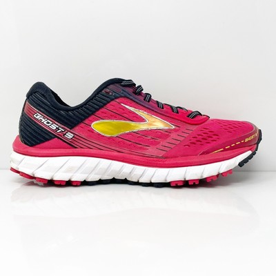 Brooks Womens Ghost 9 1202251B661 Розовые кроссовки для бега Размер 8 B, Розовый, Ghost 9