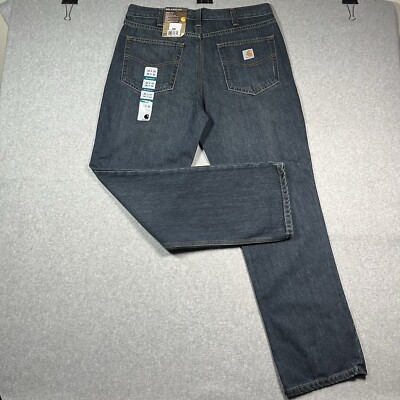 Carhartt Jeans Men s 36 x 32 Holster Jean Relaxed Fit Blue Straight Denim