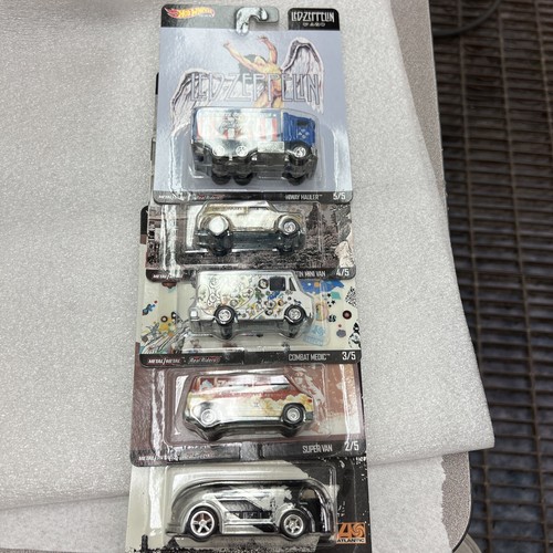Amazon.com: Hot Wheels Led Zeppelin Set of 5 Collectible Die