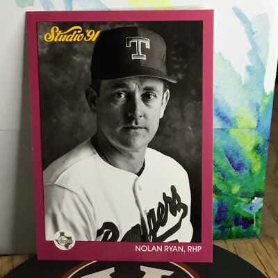 1991 Leaf Studio Nolan Ryan #128 Free Shipping JamiesJocks   !!