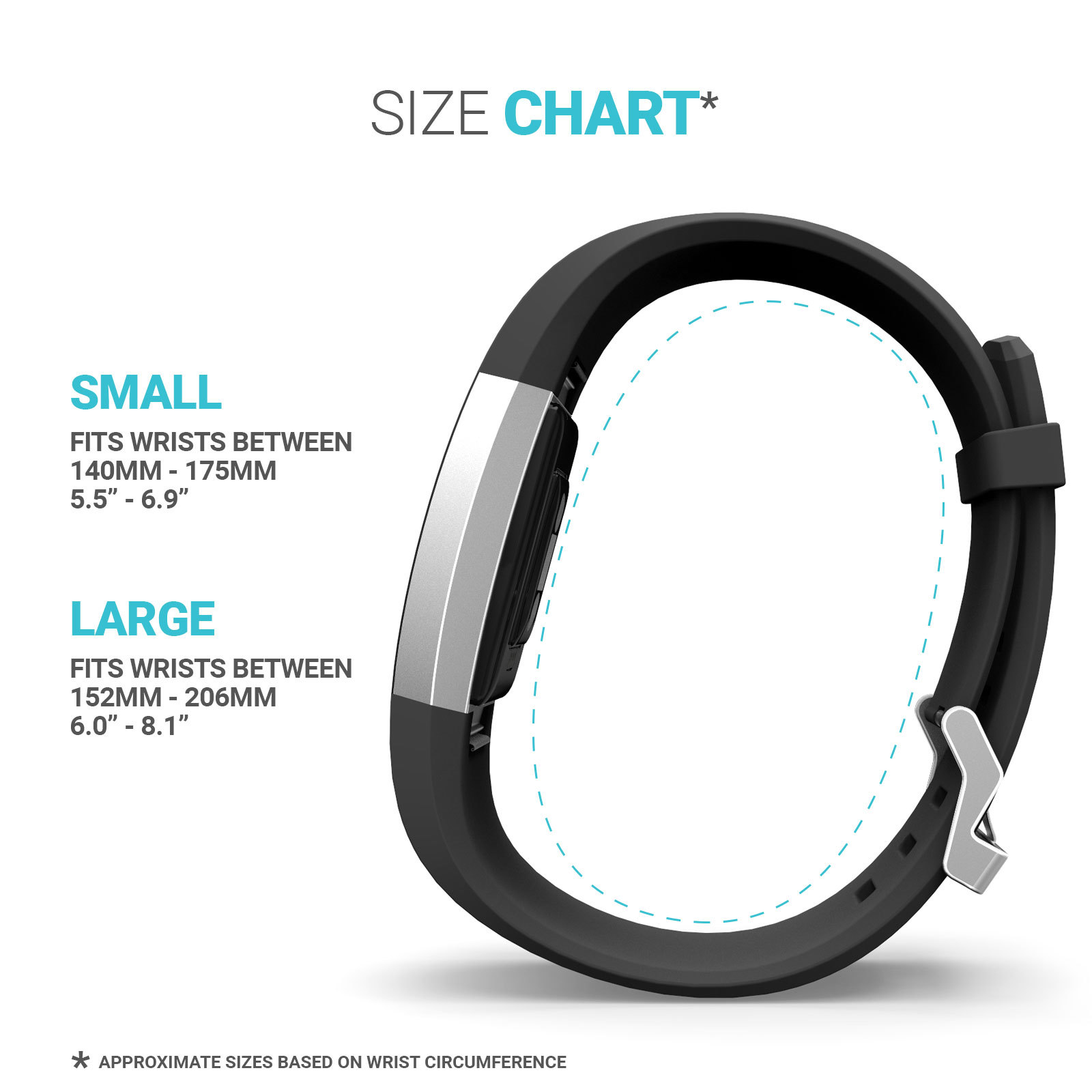 Fitbit Wrist Size Chart