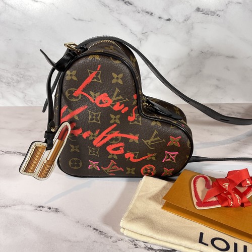 ❌ Sent to Consignment ❌ Excellent Conditions Louis Vuitton LV Coeur Heart  Bag Canvas from Fall in Love Limited Edition Collections *DM…