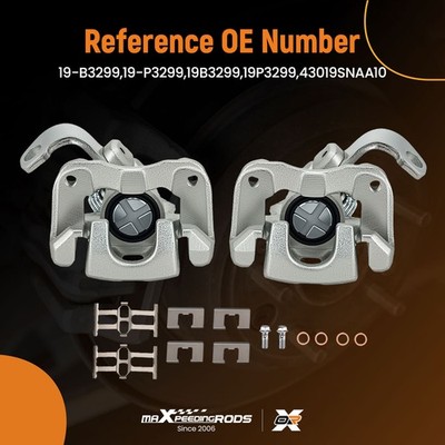 Rear Brake Caliper Kit for Honda Civic 2006-2015 w/Bracket  19-B3299 19-B3298