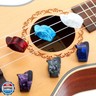 Ymapinc 12pcs Guitar Thumb Picks for Acoustic, Electric Guitar, Banjo, Ukulele, Harp, Bass, Fingerstyle Thumb Picks for Musicians 6 Colors- Durable Plastic ABS