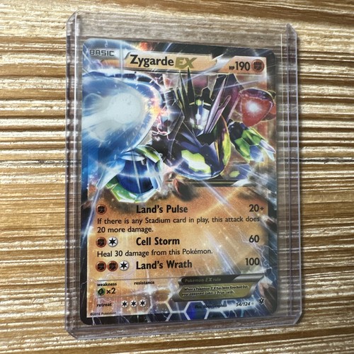 Zygarde EX 54/124 Fates Collide Ultra Rare Off Center