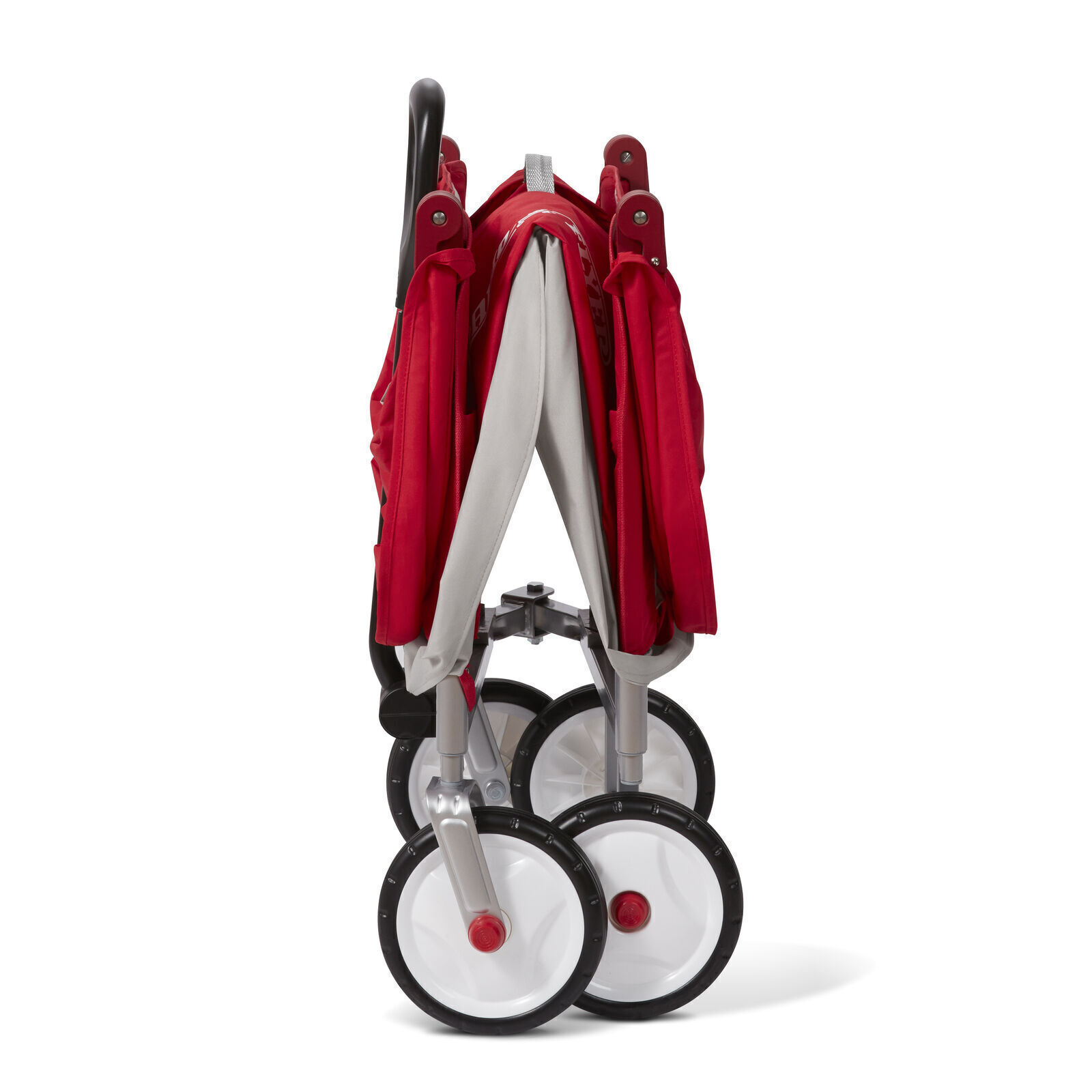 Dual Canopy Family Wagon Adjustable Canopies with Storage Bag Foldable Compact