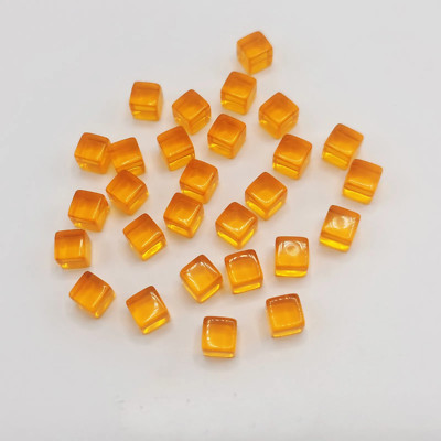 200pcs Blank Dice Clear Acrylic Square Blocks Cubes for Table Game Party Favors