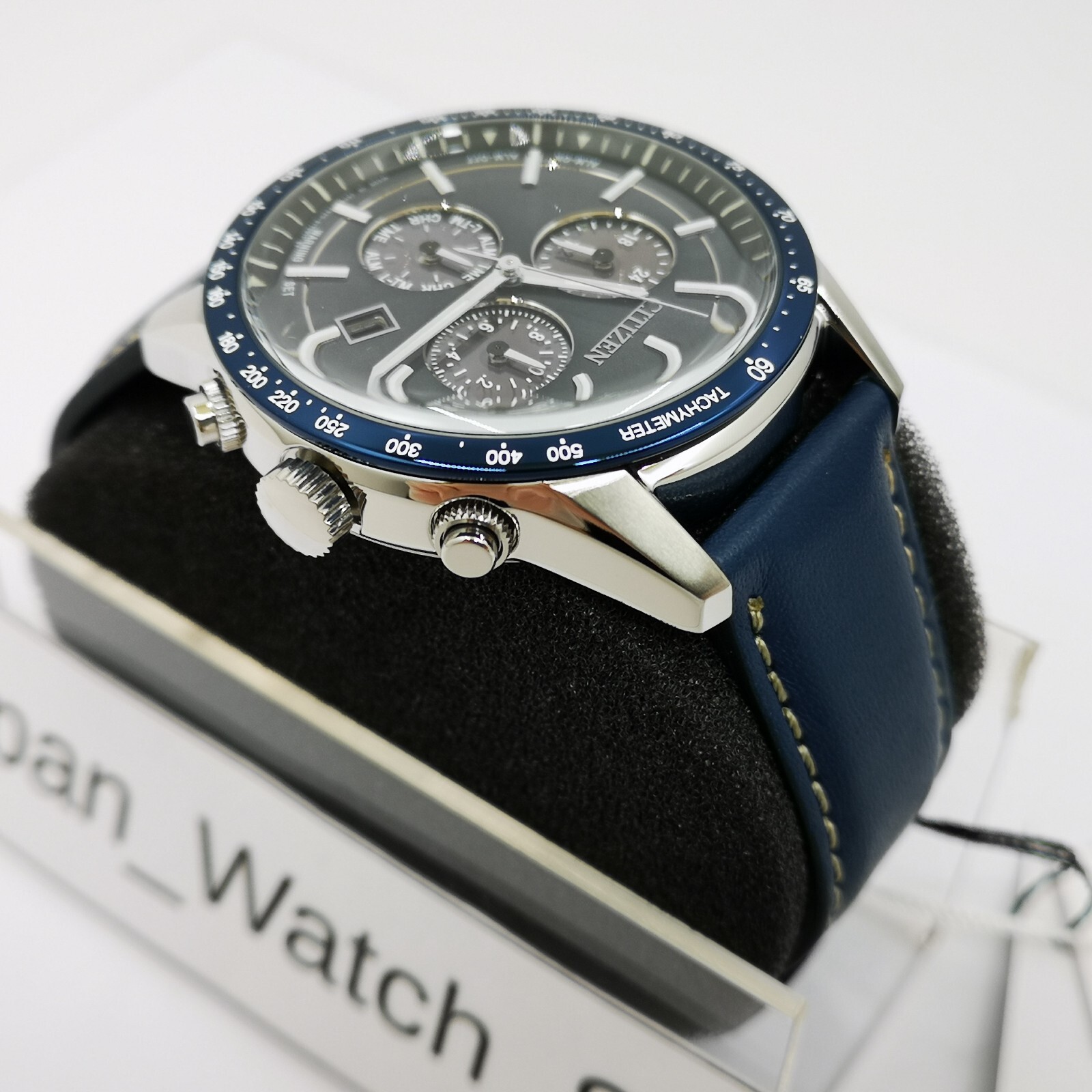 Pre-owned Citizen Collection Eco-drive Bl5490-09m Chronograph Men's Watch In Box