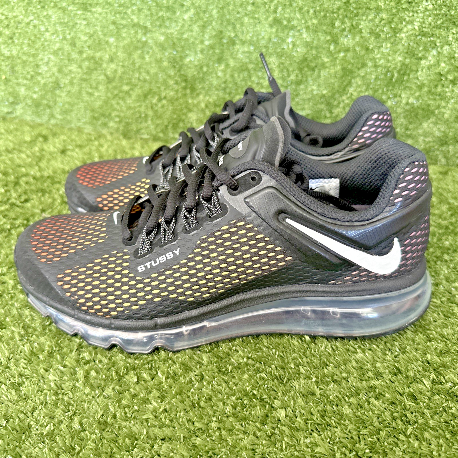 🔥🖤 Nike Air Max 2013 x Stüssy “Black” DO2461‑001 #18 Men’s Size 8.5 •Deadstock