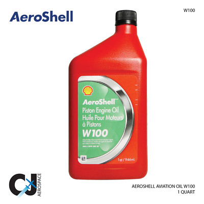 AeroShell Aviation Piston Engine Oil W100 - 1 Quart