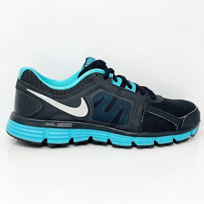

Nike Womens Dual Fusion ST 2 454240-004 Черные кроссовки для бега Размер 7,5, Черный, Dual Fusion ST 2