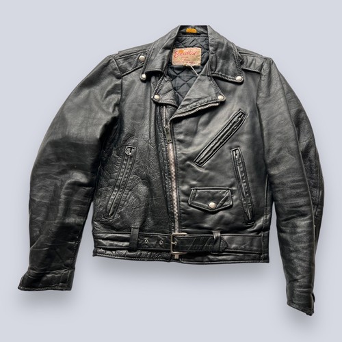 Vintage Excelled Leather Jacket 34 USA Motorcycle Biker 70 Vintage Excelled Leather Jacket 34 USA Motorcycle Biker 70