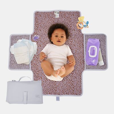 Hylat Baby matelas à langer pliable pour les déplacements - Violet clair