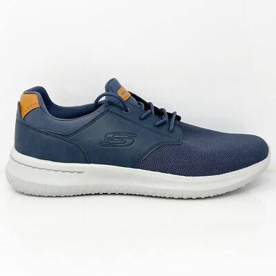 

Мужские кроссовки Skechers Delson 58876 Blue Casual Shoes Размер 13, Синий, Delson