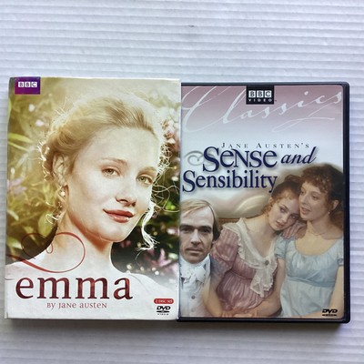 Jane Austen s-2 BBC DVD Lot Video-Sense & Sensibility/Emma (2 Disc)W/Spec.Feat