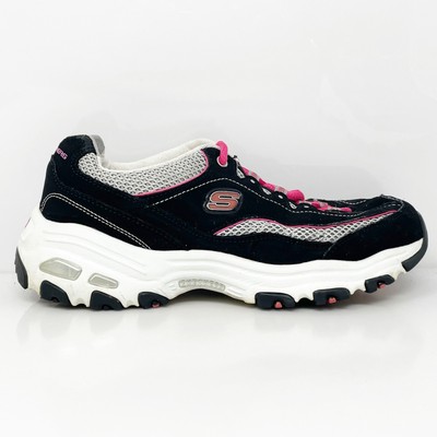 

Skechers Womens D Lites 11860 Черная повседневная обувь Кроссовки Размер 6.5, Черный, D Lites