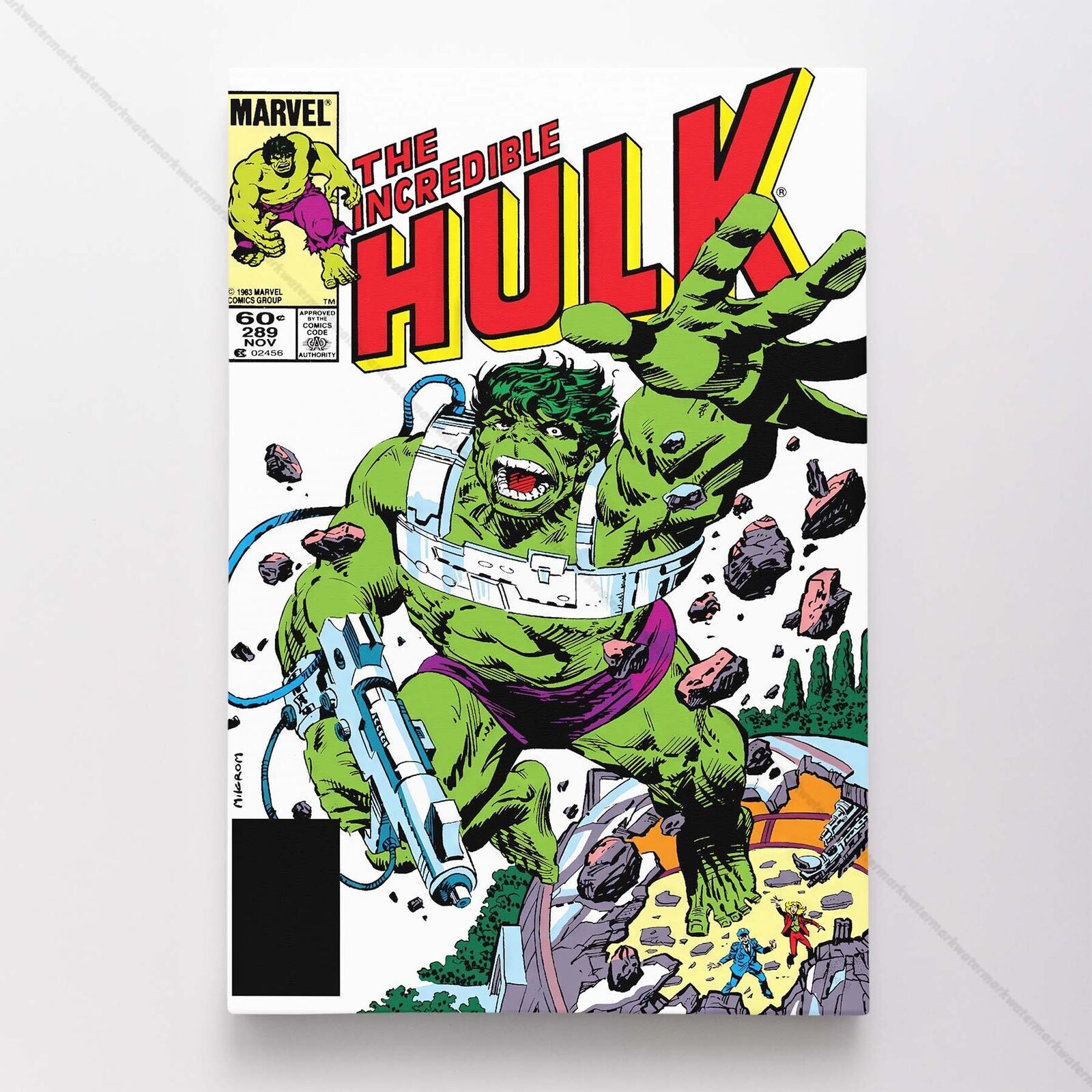 Incredible Hulk #289 Poster Canvas Superhero Marvel Comic Book Print
