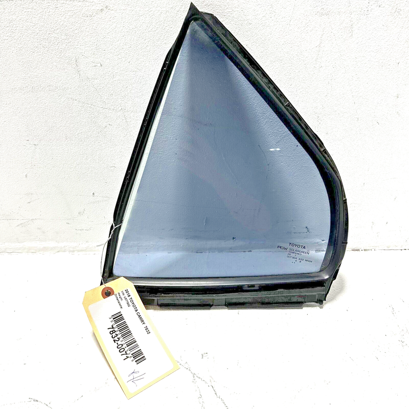 Used Toyota Camry 2018 - 2024 Rear Left Driver Side Quarter Window Glass OEM