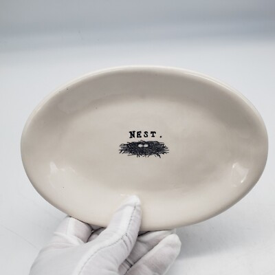 Vintage M Studios Oval Plate Nest 8'' Oval Plate ~ Rae Dunn