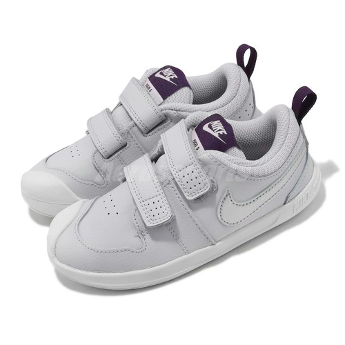 

Nike Pico 5 TDV Pure Platinum Metallic Silver Toddler Infant Casual AR4162-009, Синий, Pico 5 Tdv